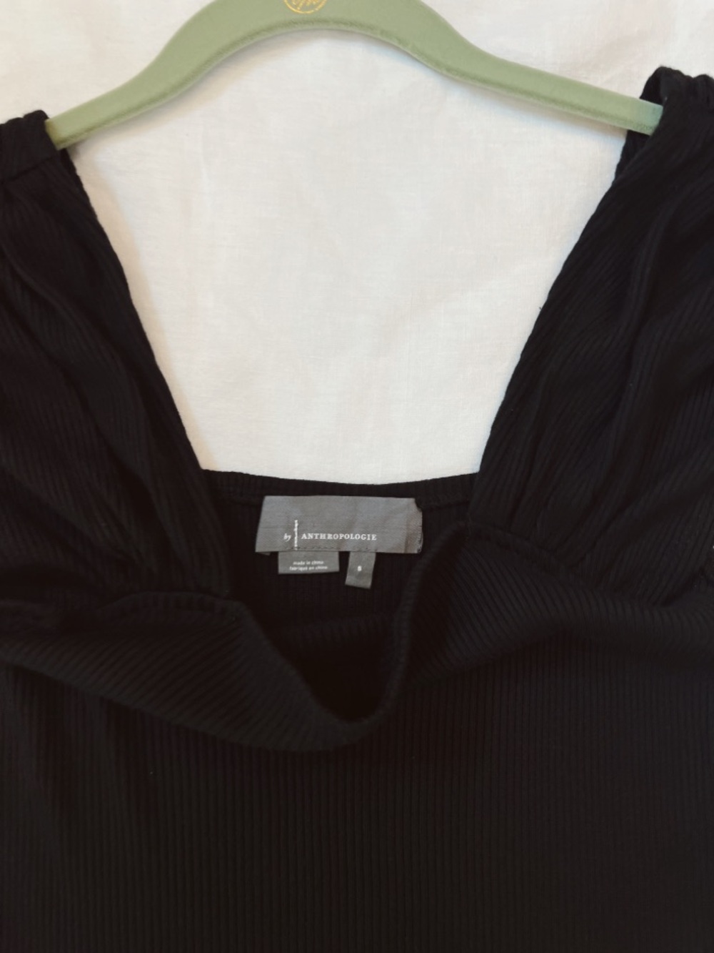By Anthropologie Meadow Rue Ribbed Top - Picture 3 of 7